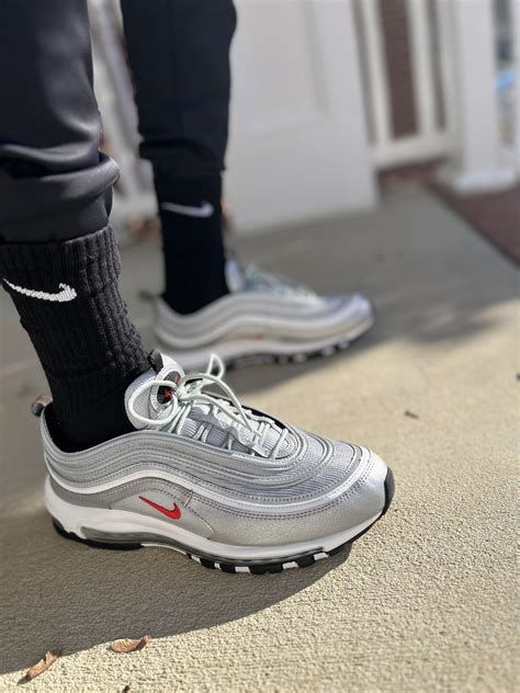 nike air max 97 silver